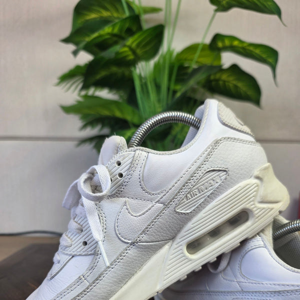 Nike Air Max 90 Triple White Leater | maat 40,5