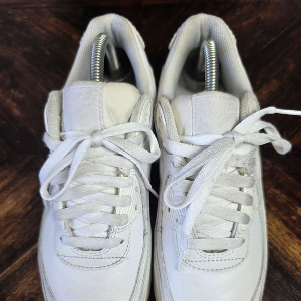 Nike Air Max 90 Triple White Leater | maat 40,5