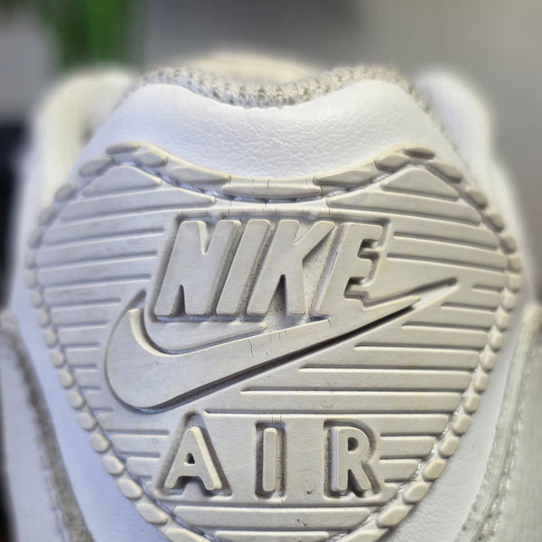 Nike Air Max 90 Triple White Leater | maat 40,5