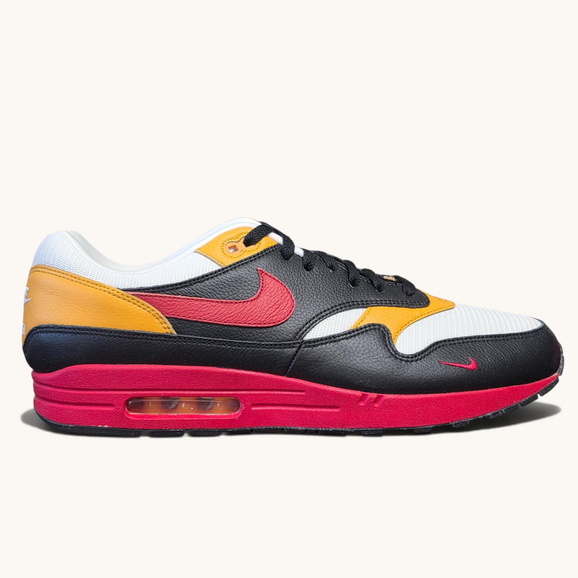 Nike Air Max 1 Black Red Yellow