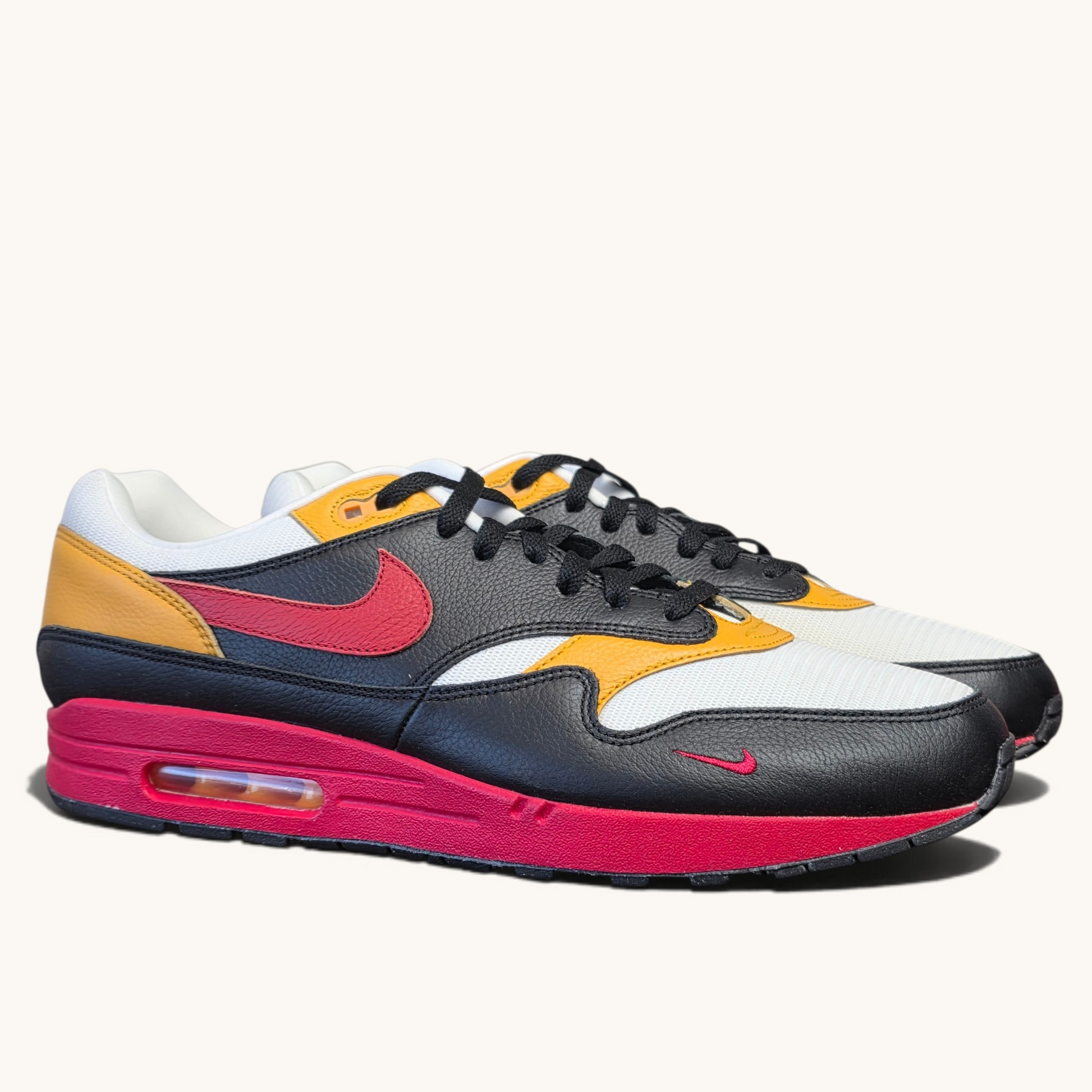 Nike Air Max 1 Black Red Yellow