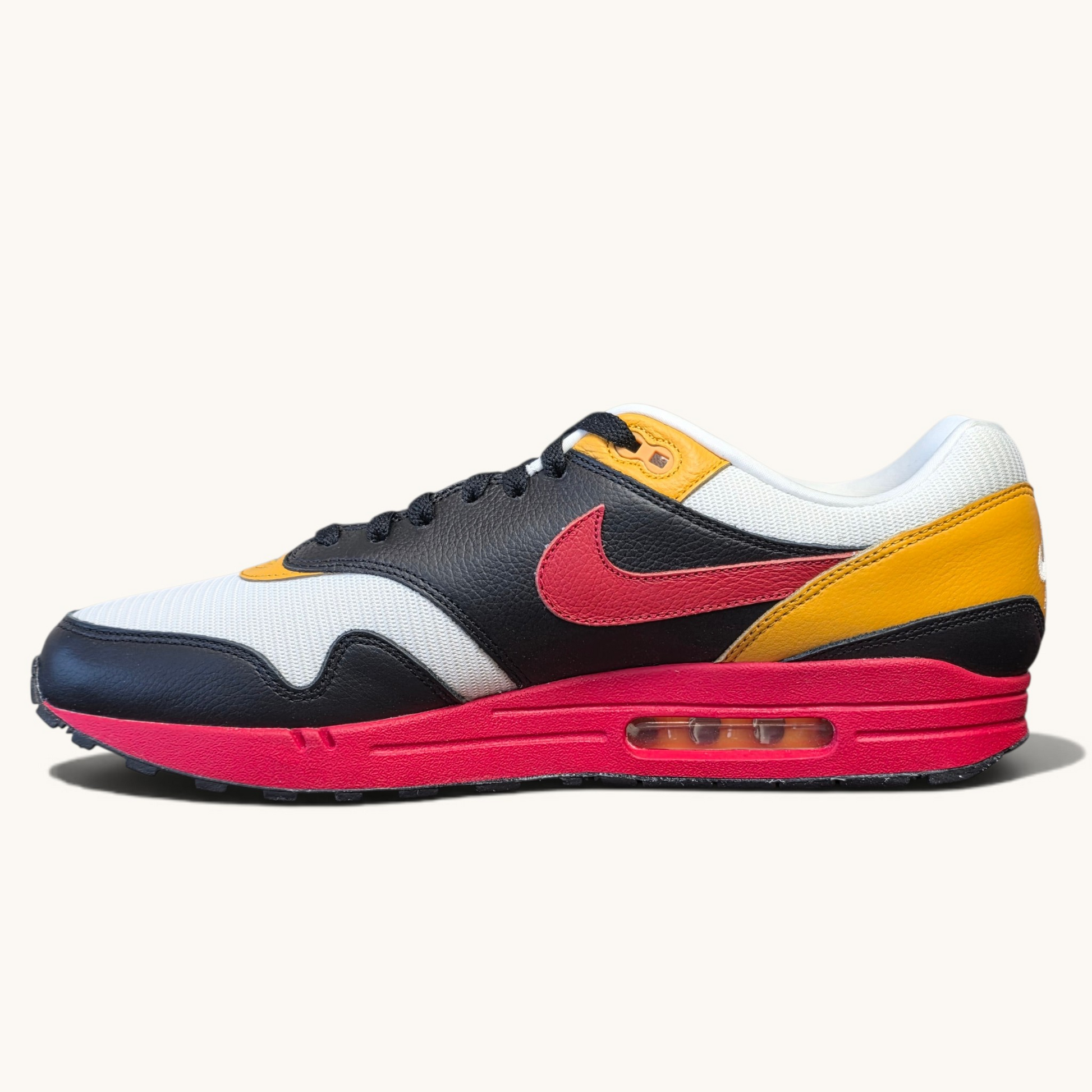 Nike Air Max 1 Black Red Yellow
