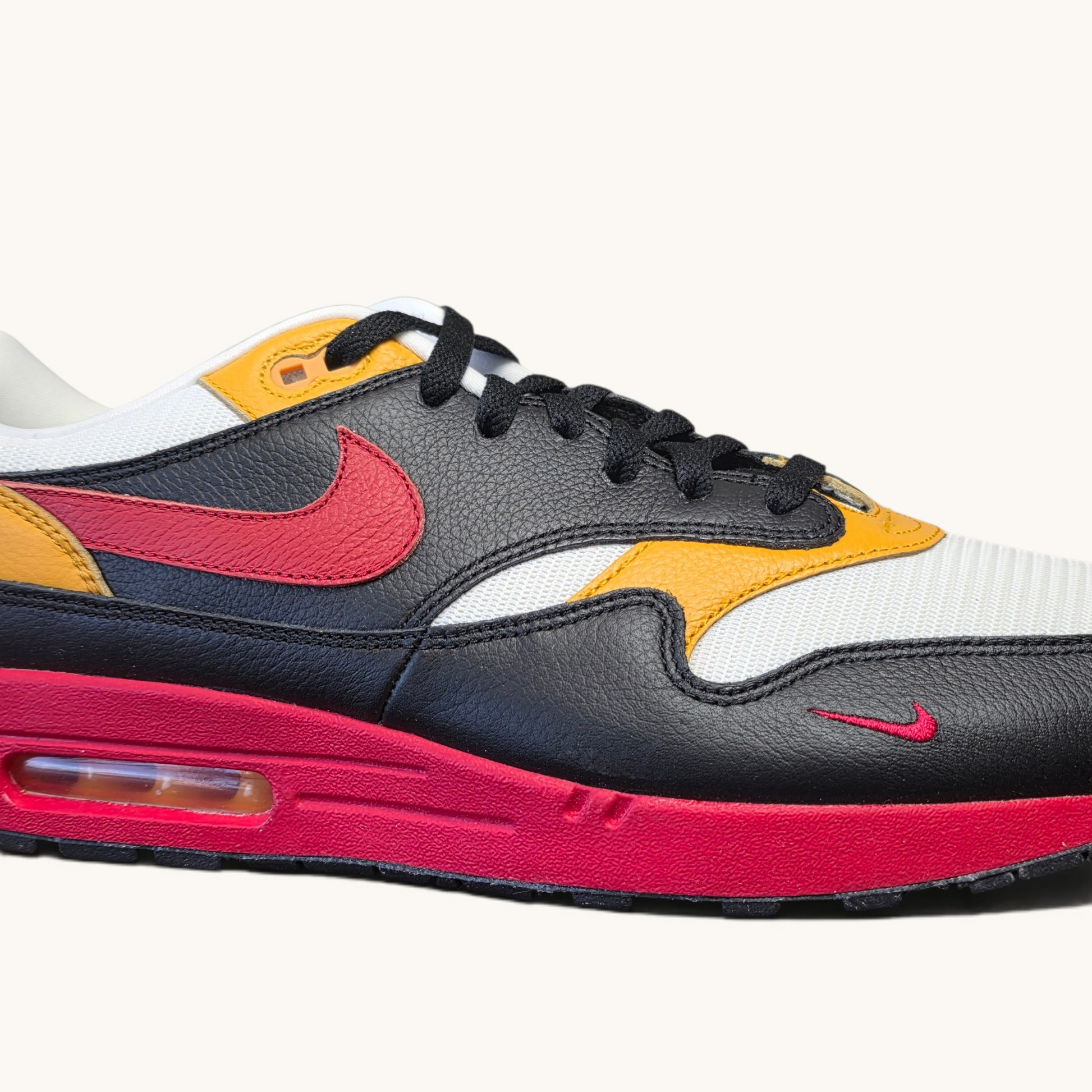 Nike Air Max 1 Black Red Yellow