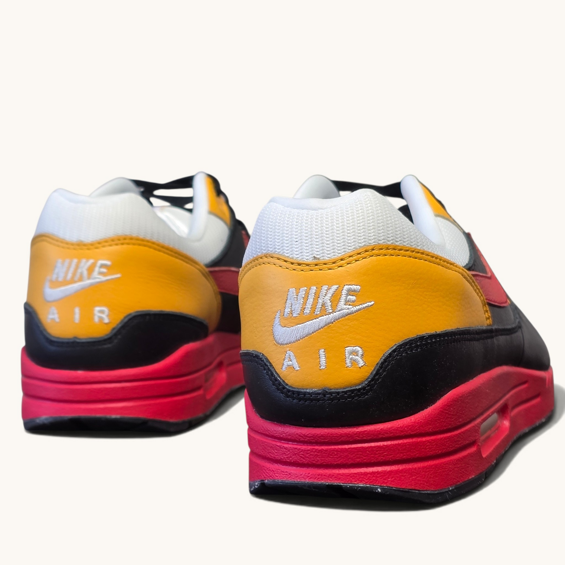 Nike Air Max 1 Black Red Yellow