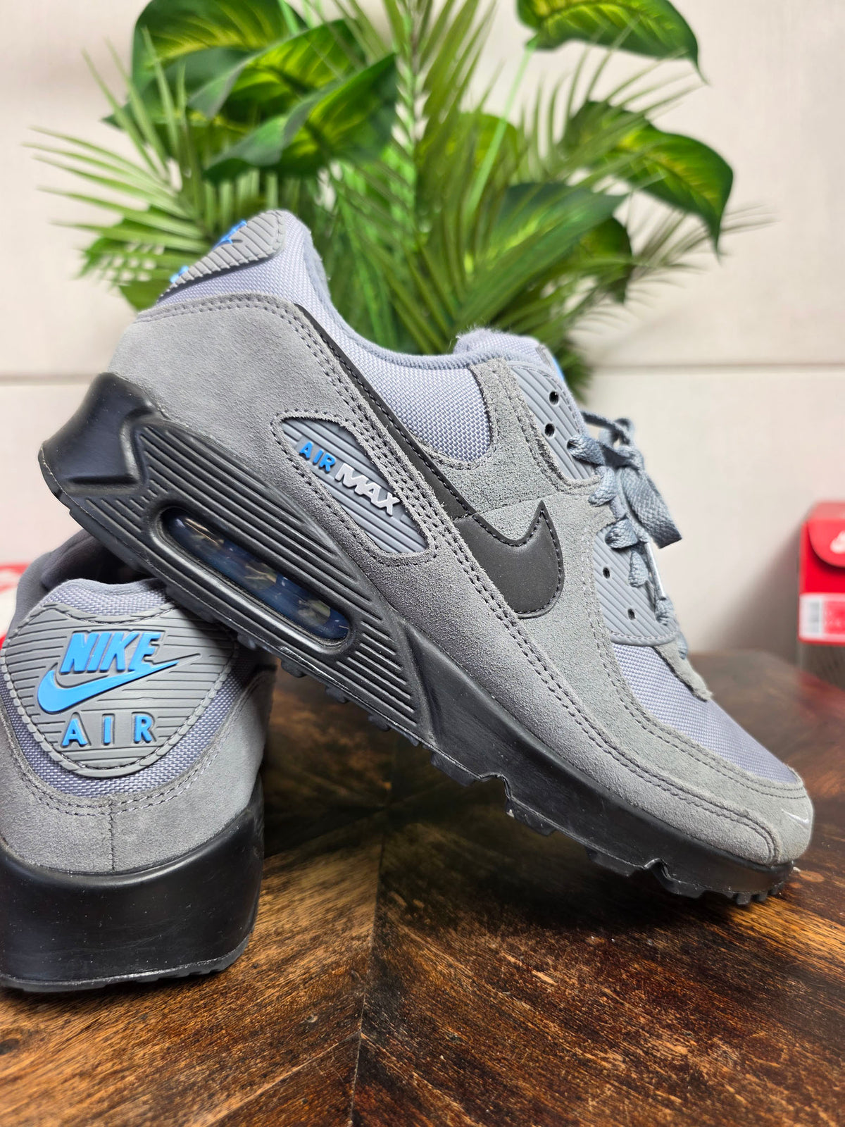 Nike Air Max 90 "Grey Blue Black" | maat 45