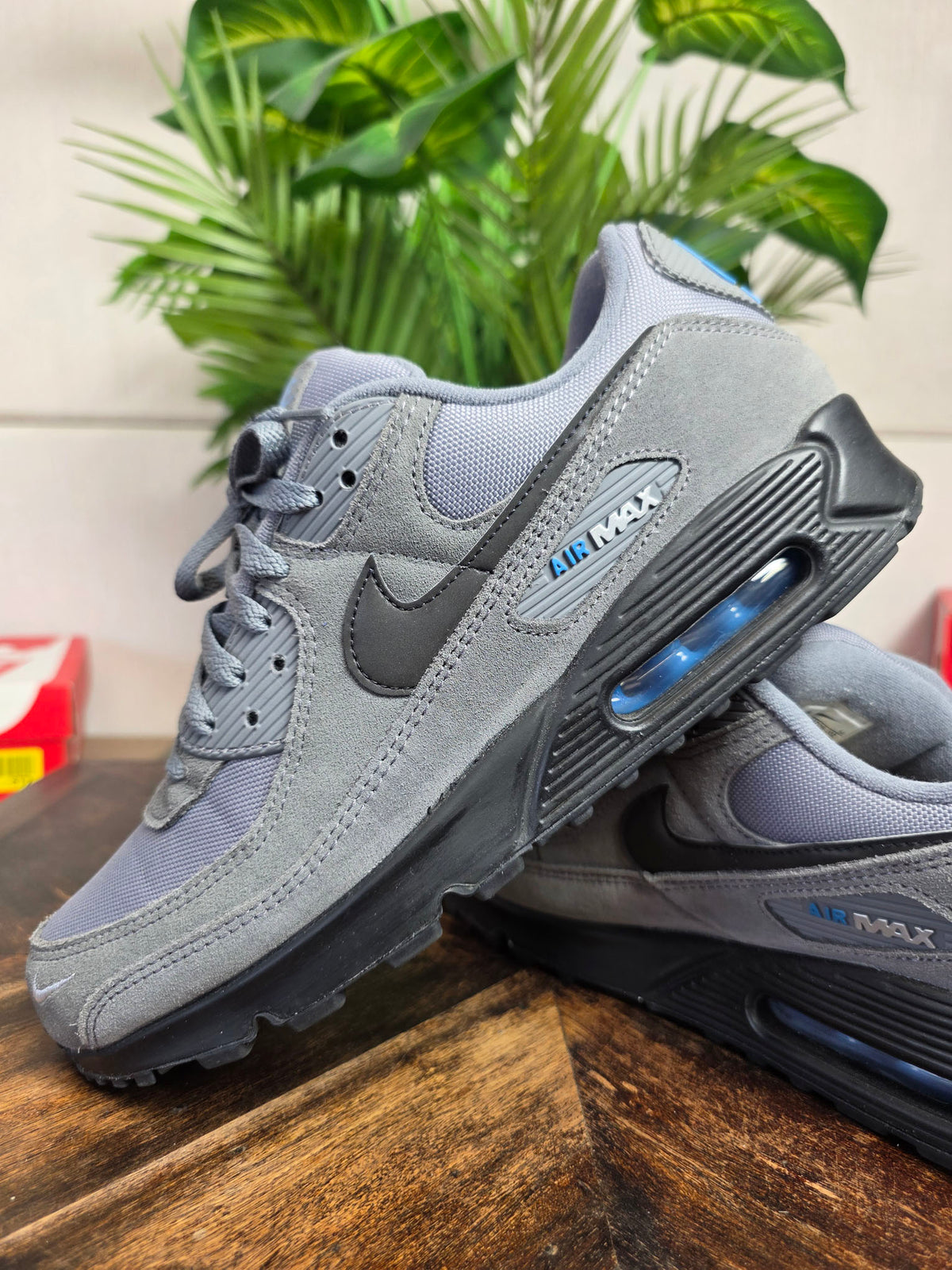 Nike Air Max 90 "Grey Blue Black" | maat 45