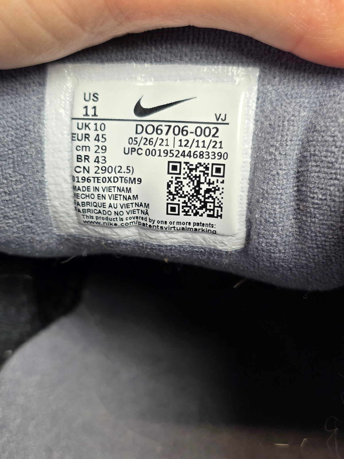 Nike Air Max 90 "Grey Blue Black" | maat 45
