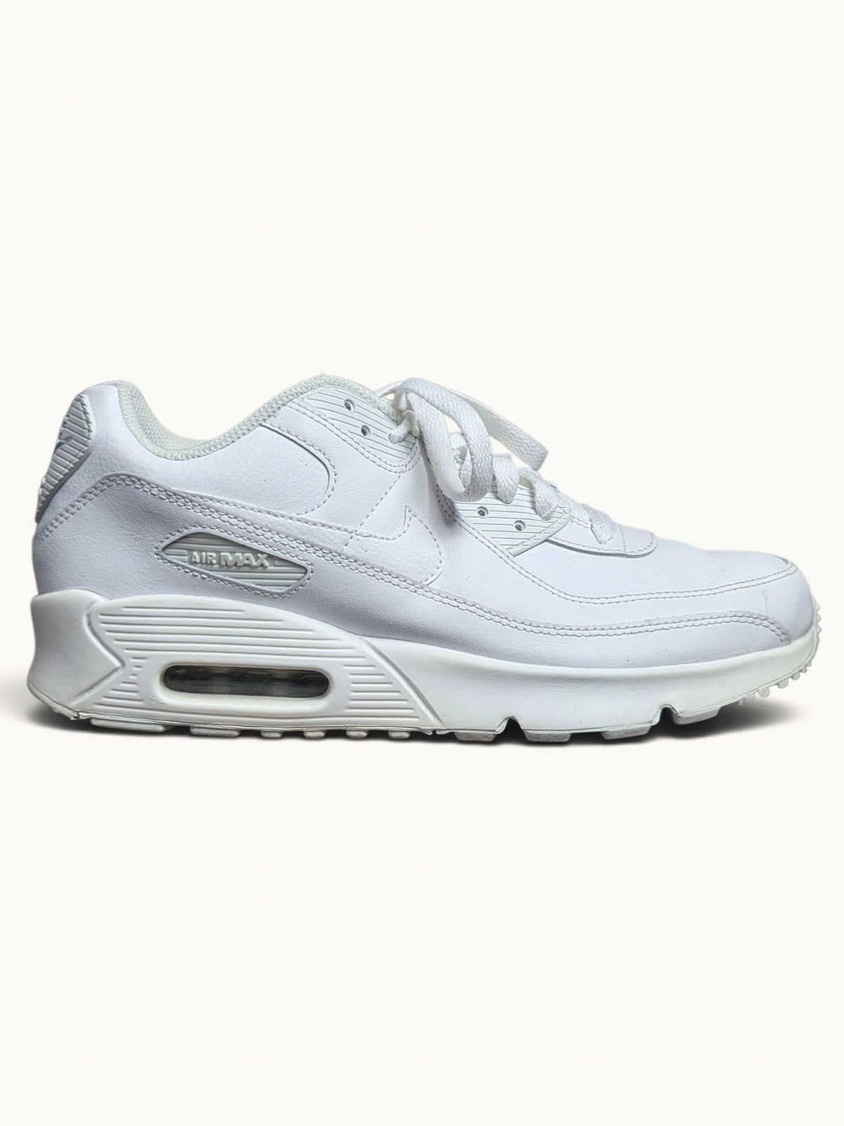 Nike Air Max 90 Triple White LTR maat 40