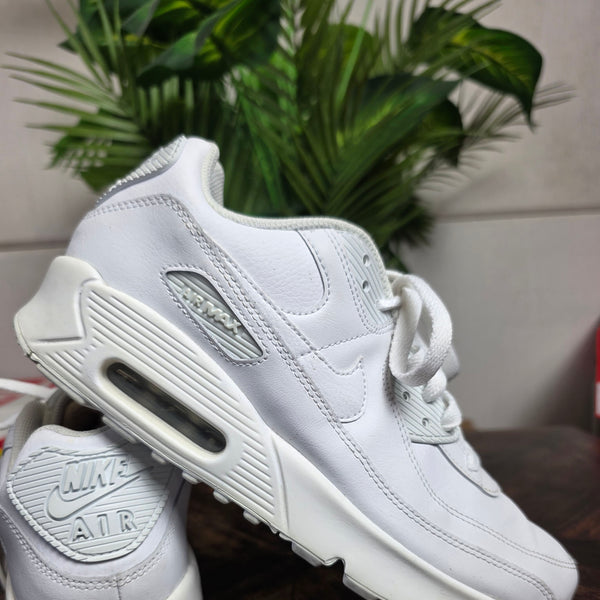 Nike Air Max 90 Triple White LTR maat 40