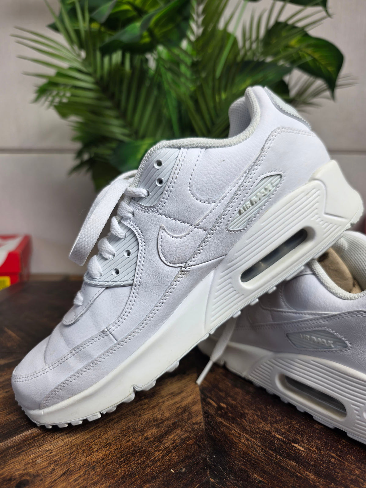 Nike Air Max 90 Triple White LTR maat 40