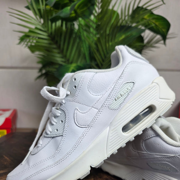 Nike Air Max 90 Triple White LTR maat 40