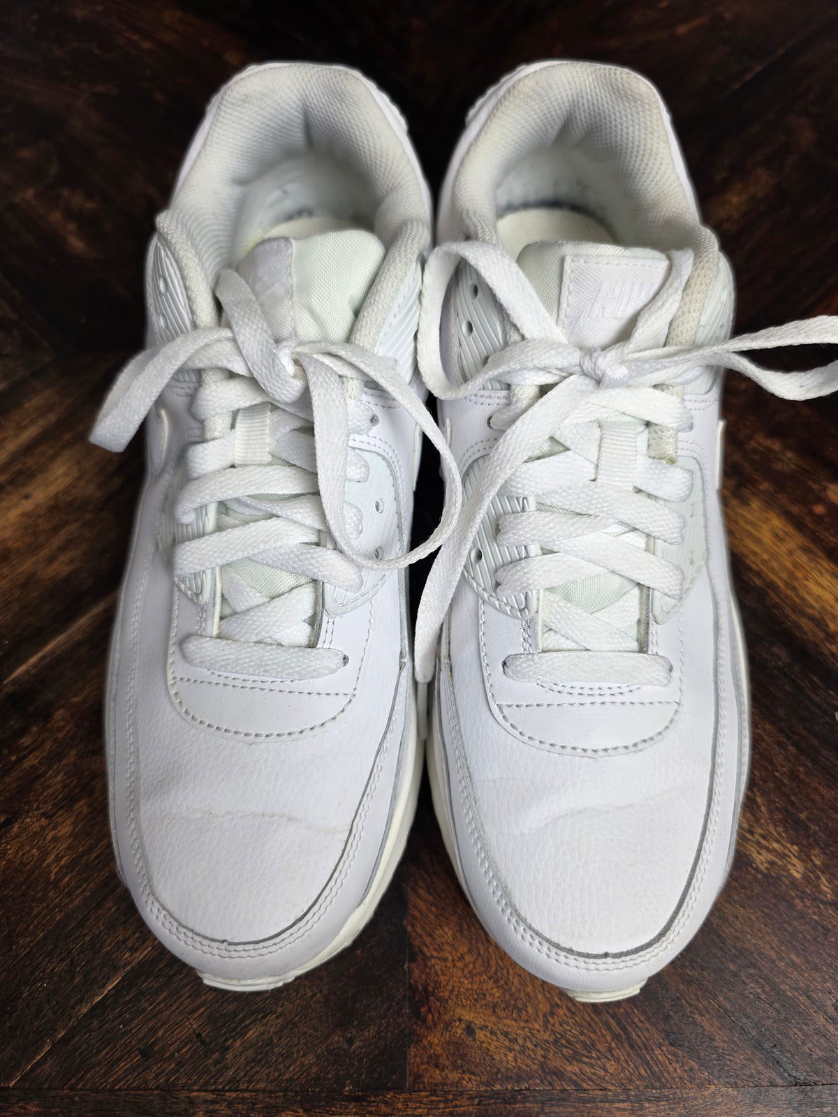 Nike Air Max 90 Triple White LTR maat 40