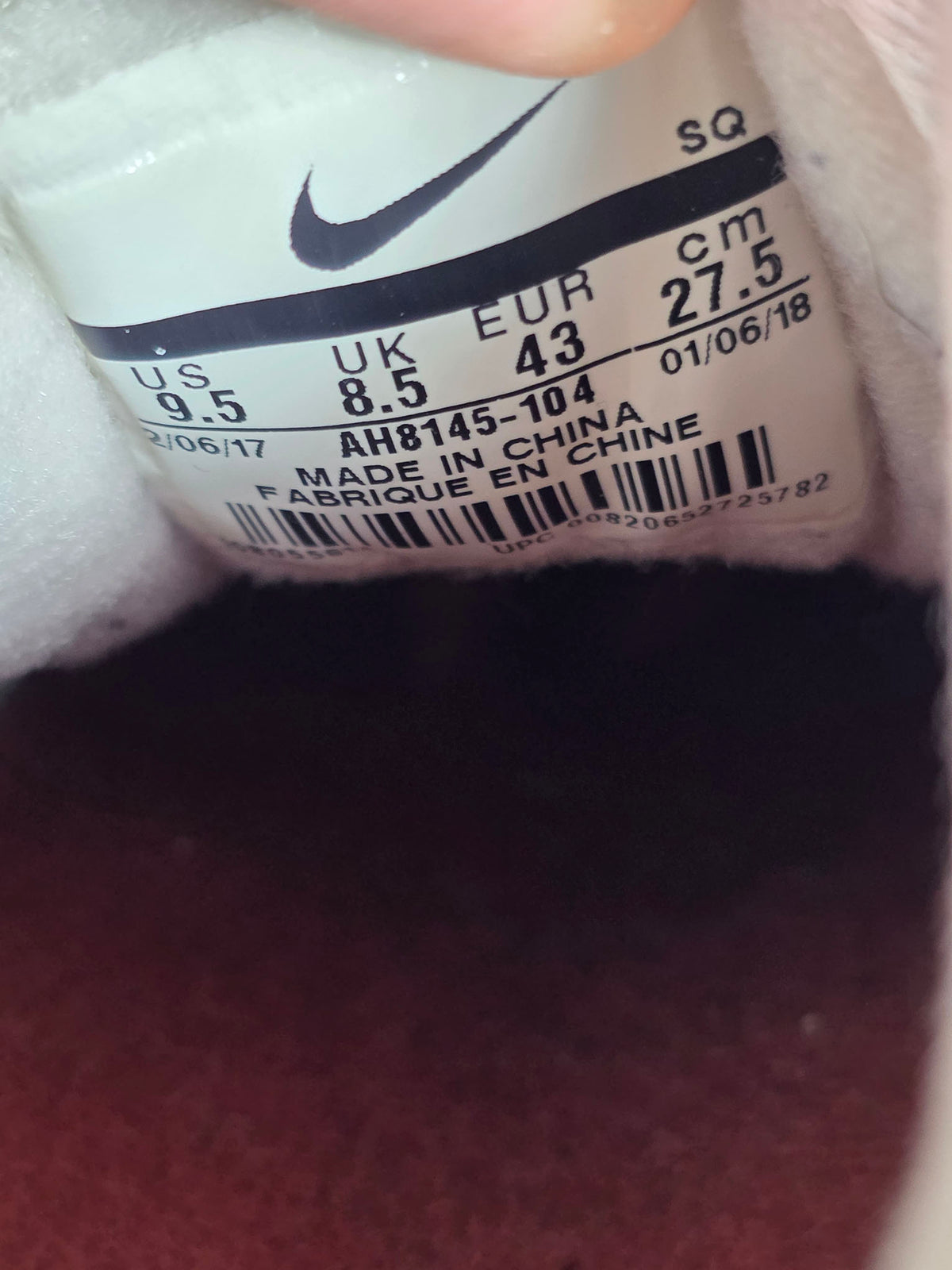 Nike Air Max 1 Mars Stone | maat 43
