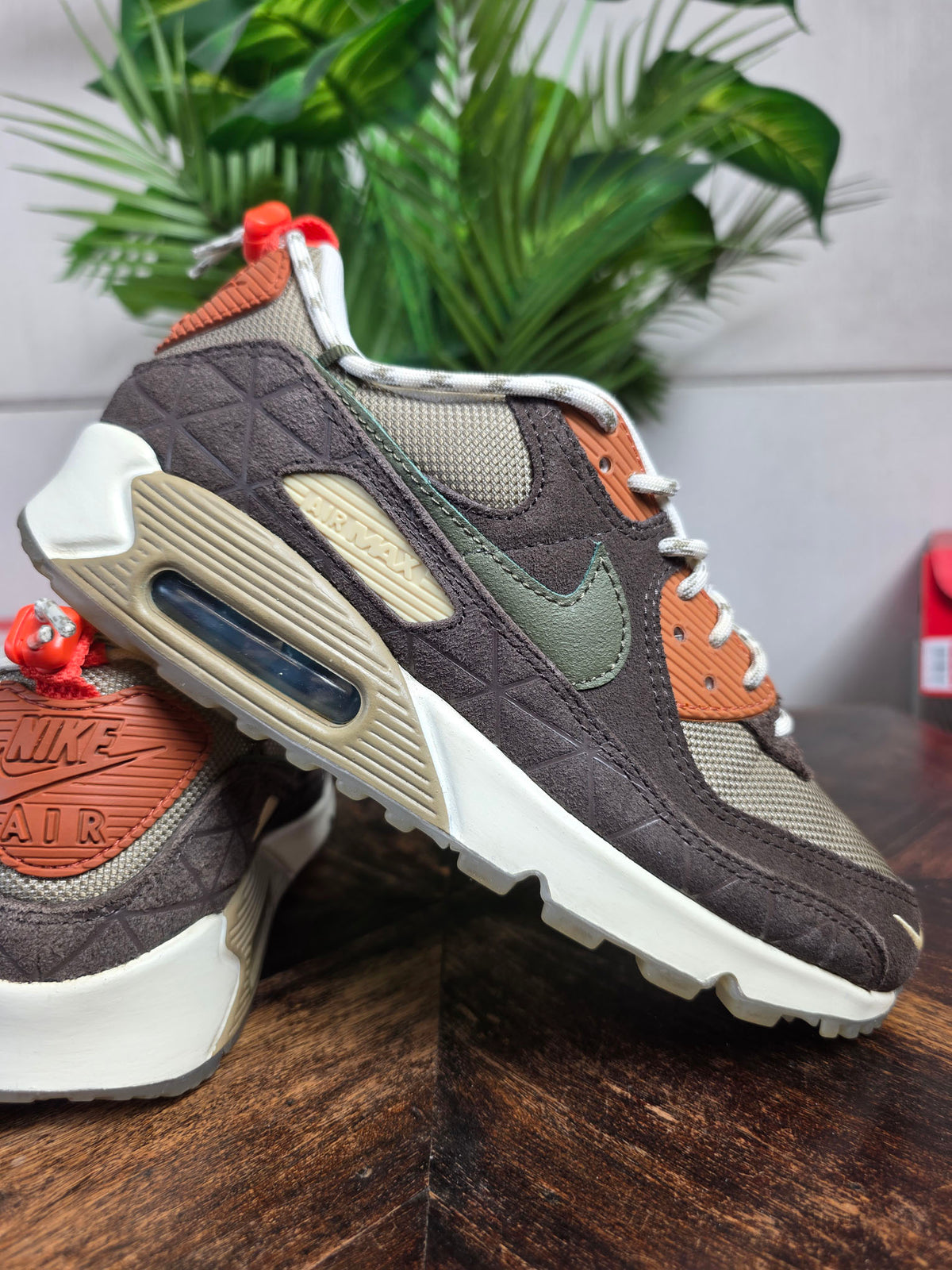 Nike Air Max 90 SE "Baroque Brown" Lace Toggle | maat 40