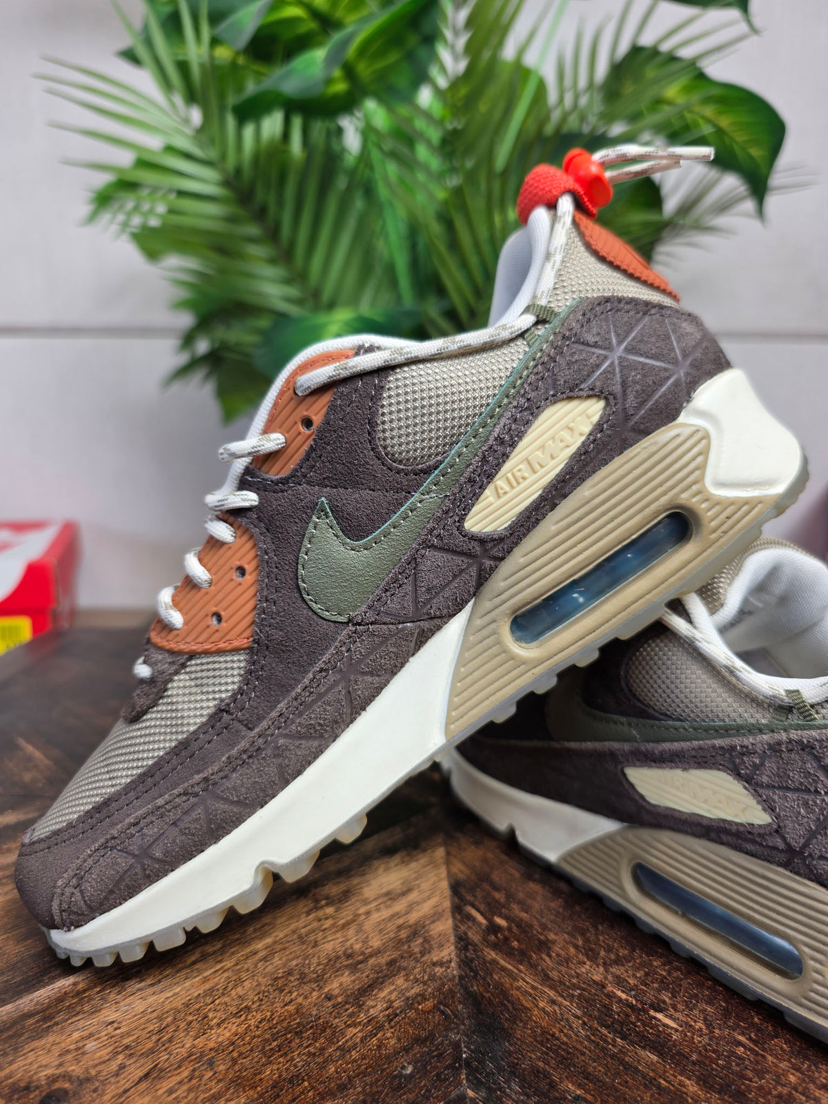 Nike Air Max 90 SE "Baroque Brown" Lace Toggle | maat 40