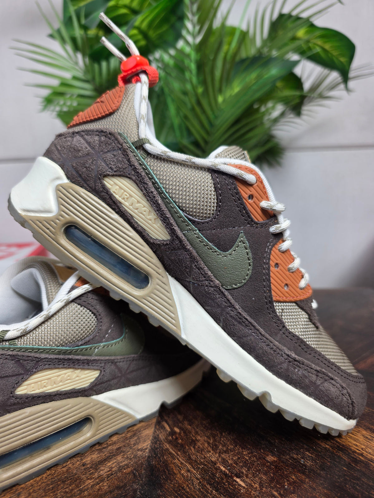 Nike Air Max 90 SE "Baroque Brown" Lace Toggle | maat 40