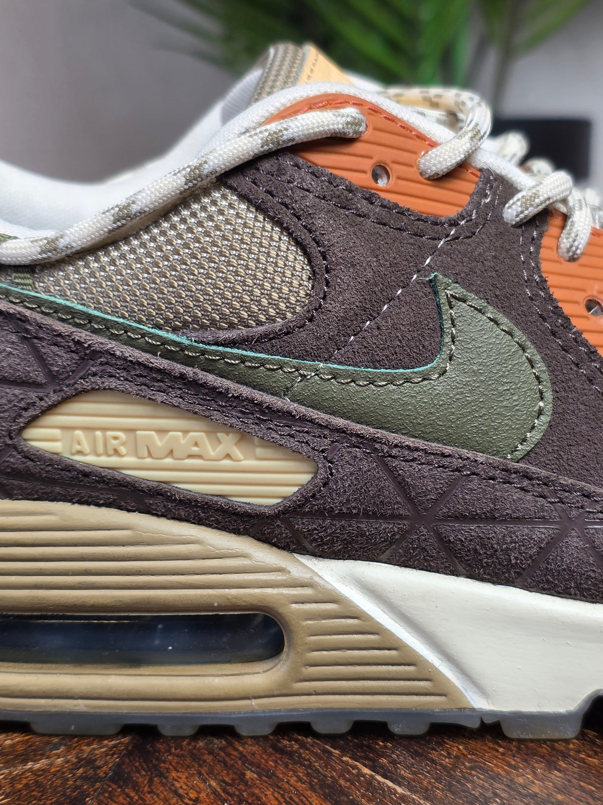 Nike Air Max 90 SE "Baroque Brown" Lace Toggle | maat 40