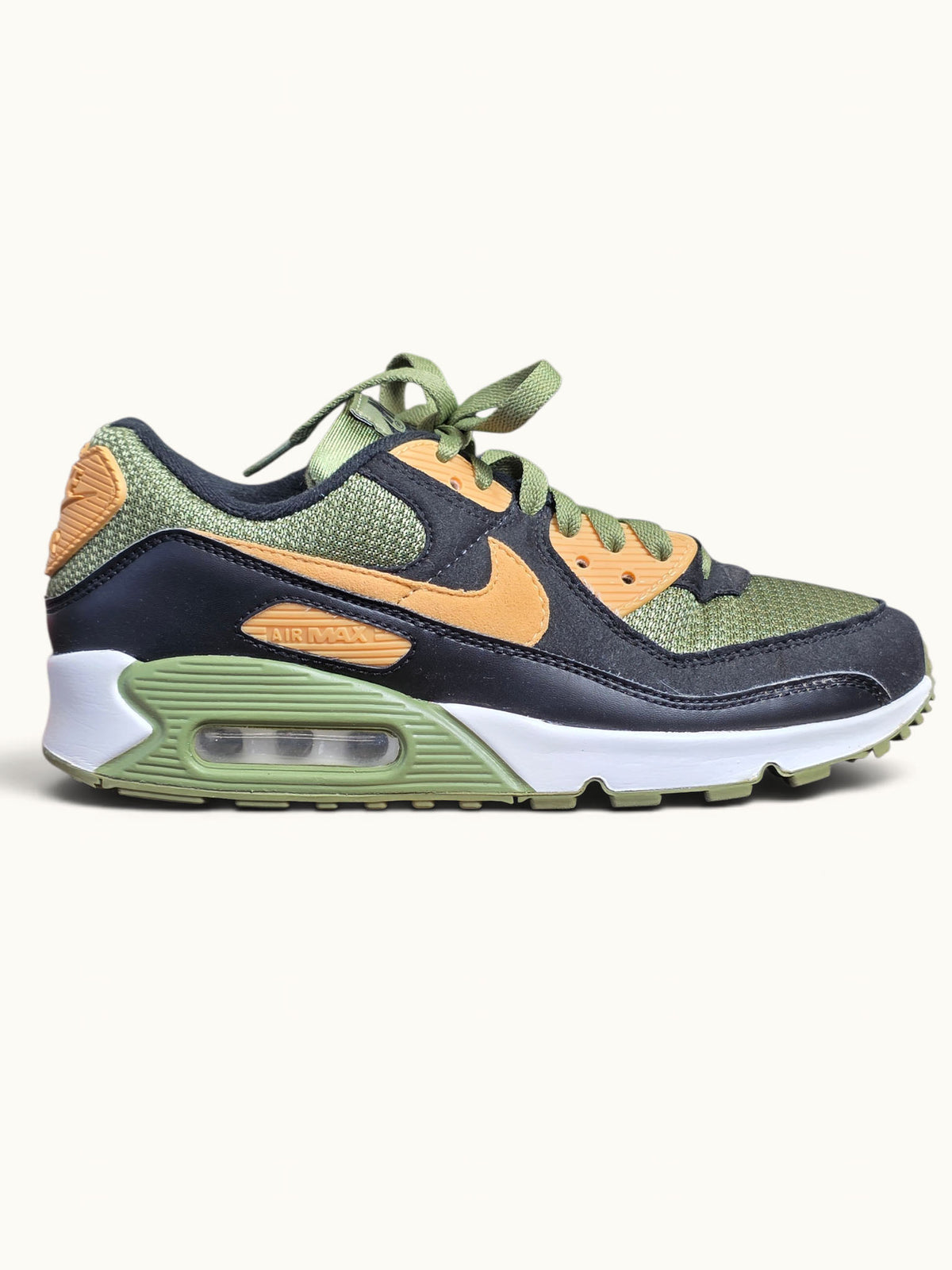 Nike Air Max 90 NikeID Green Yellow | maat 40
