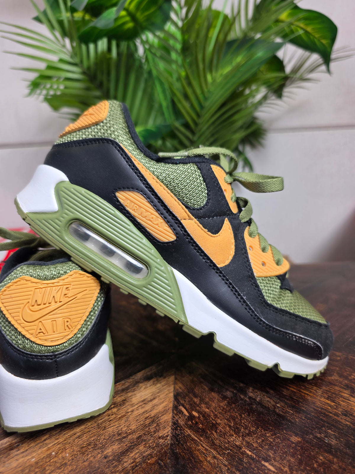 Nike Air Max 90 NikeID Green Yellow | maat 40