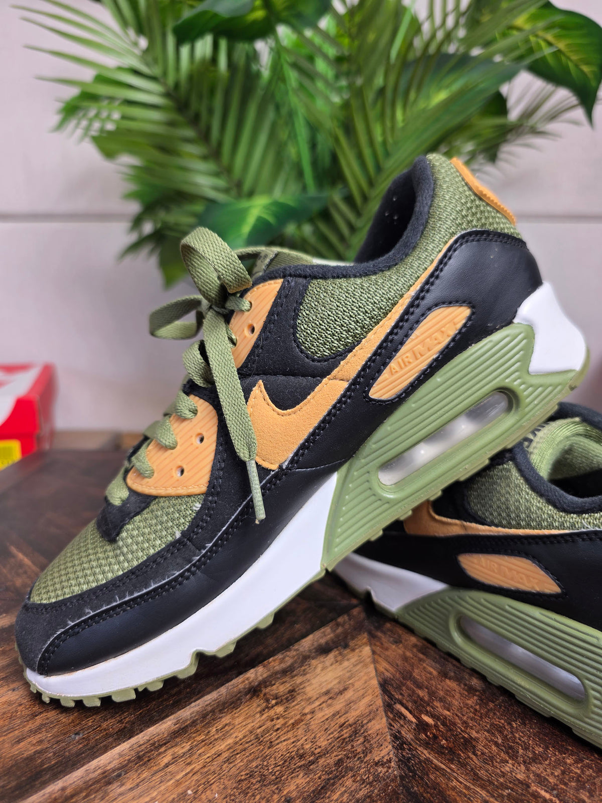 Nike Air Max 90 NikeID Green Yellow | maat 40