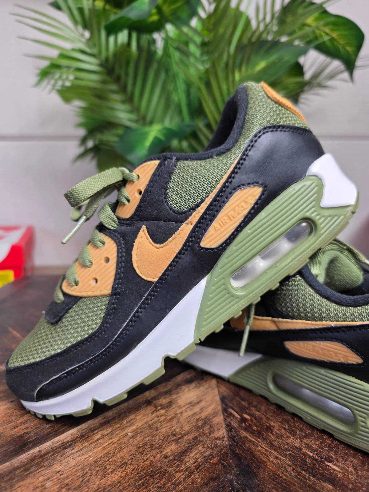 Nike Air Max 90 NikeID Green Yellow | maat 40