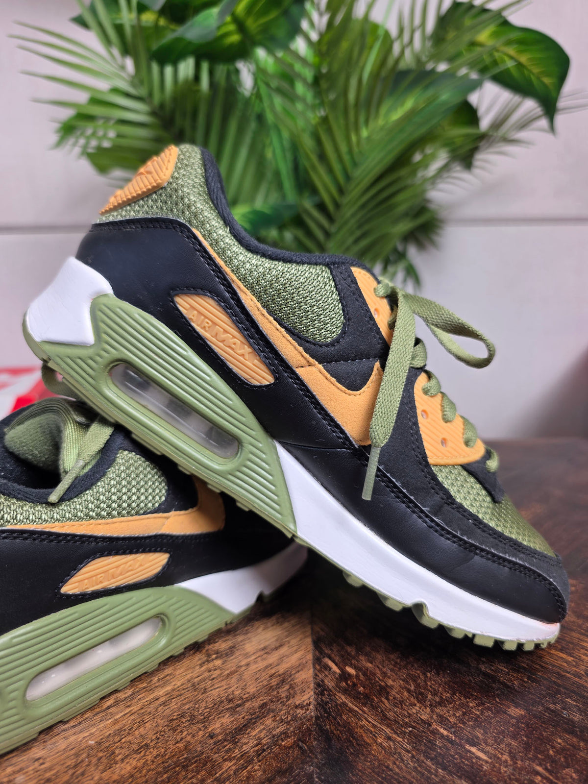 Nike Air Max 90 NikeID Green Yellow | maat 40