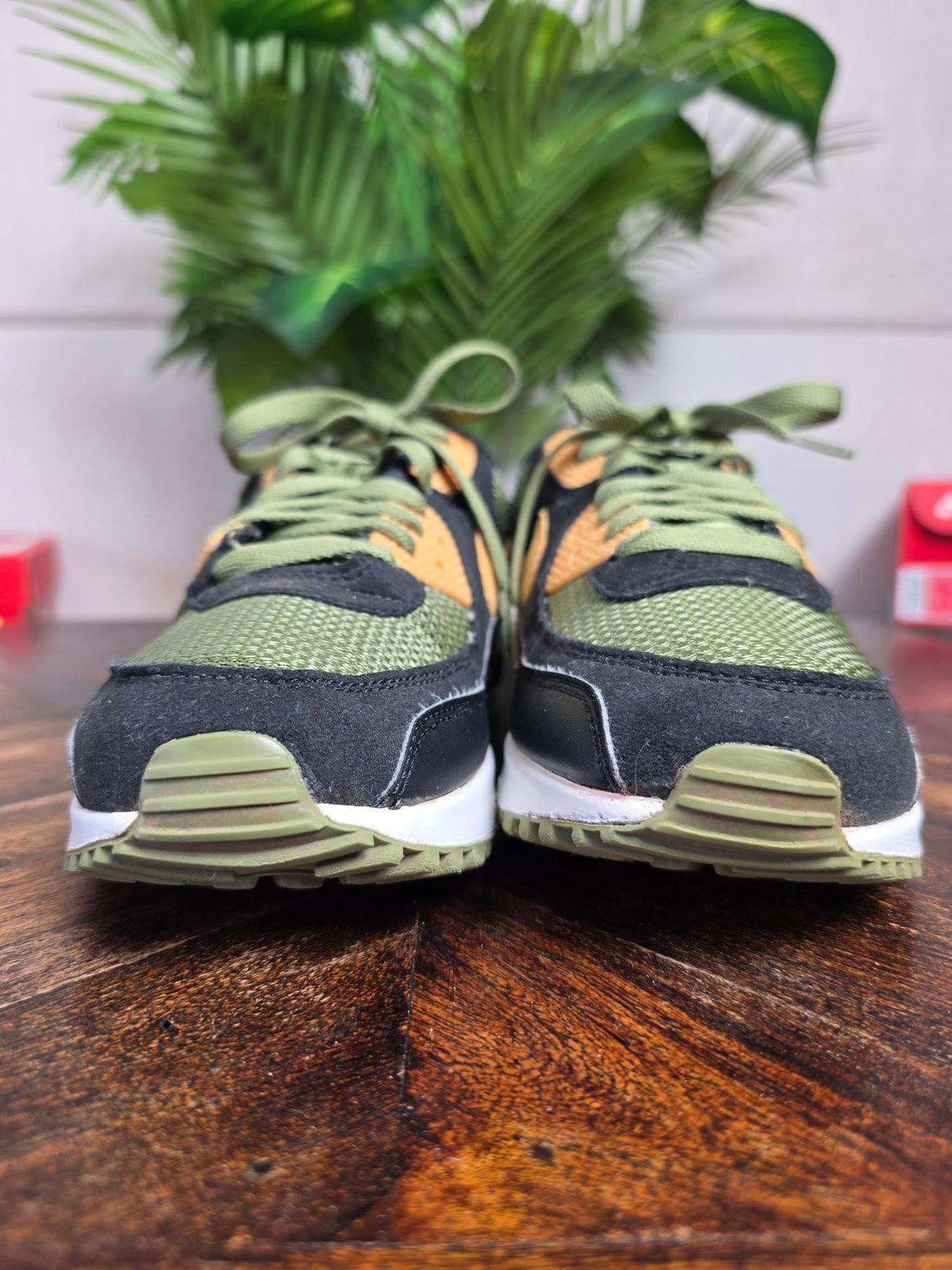 Nike Air Max 90 NikeID Green Yellow | maat 40