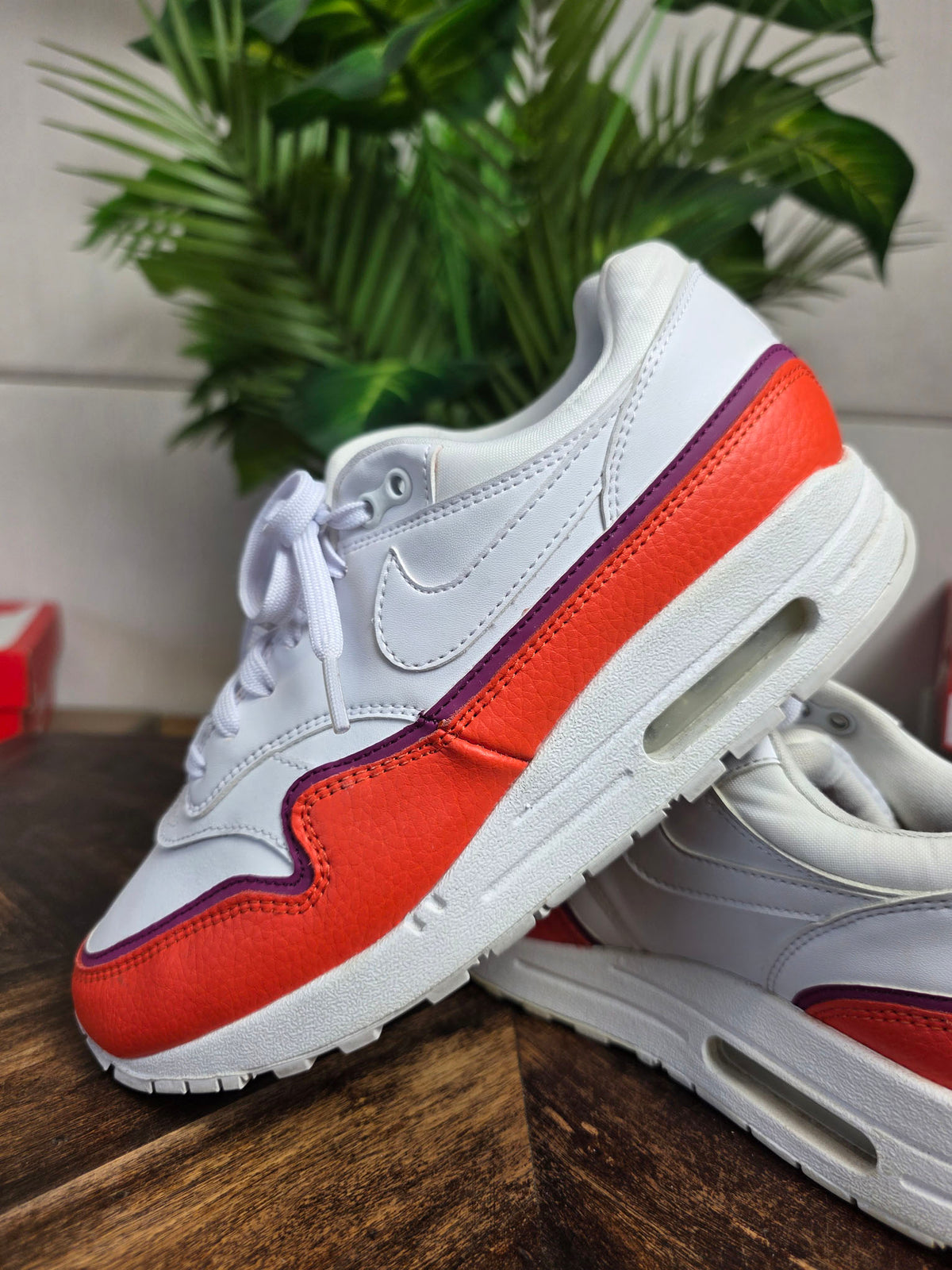 Nike Air Max 1 Liner White Red | maat 38