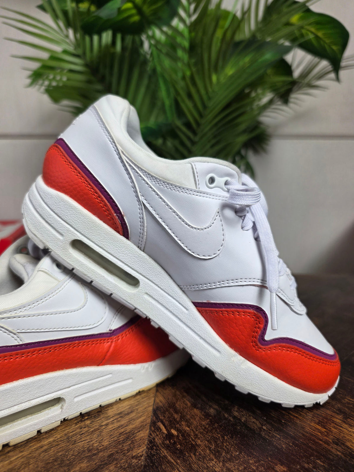 Nike Air Max 1 Liner White Red | maat 38