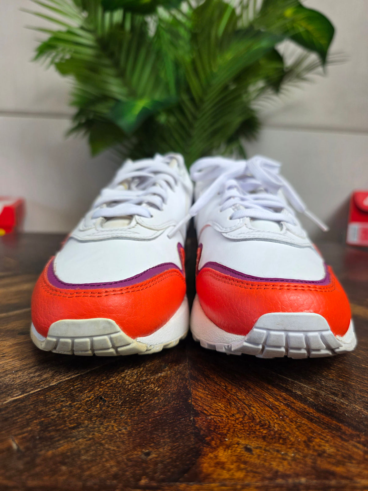 Nike Air Max 1 Liner White Red | maat 38