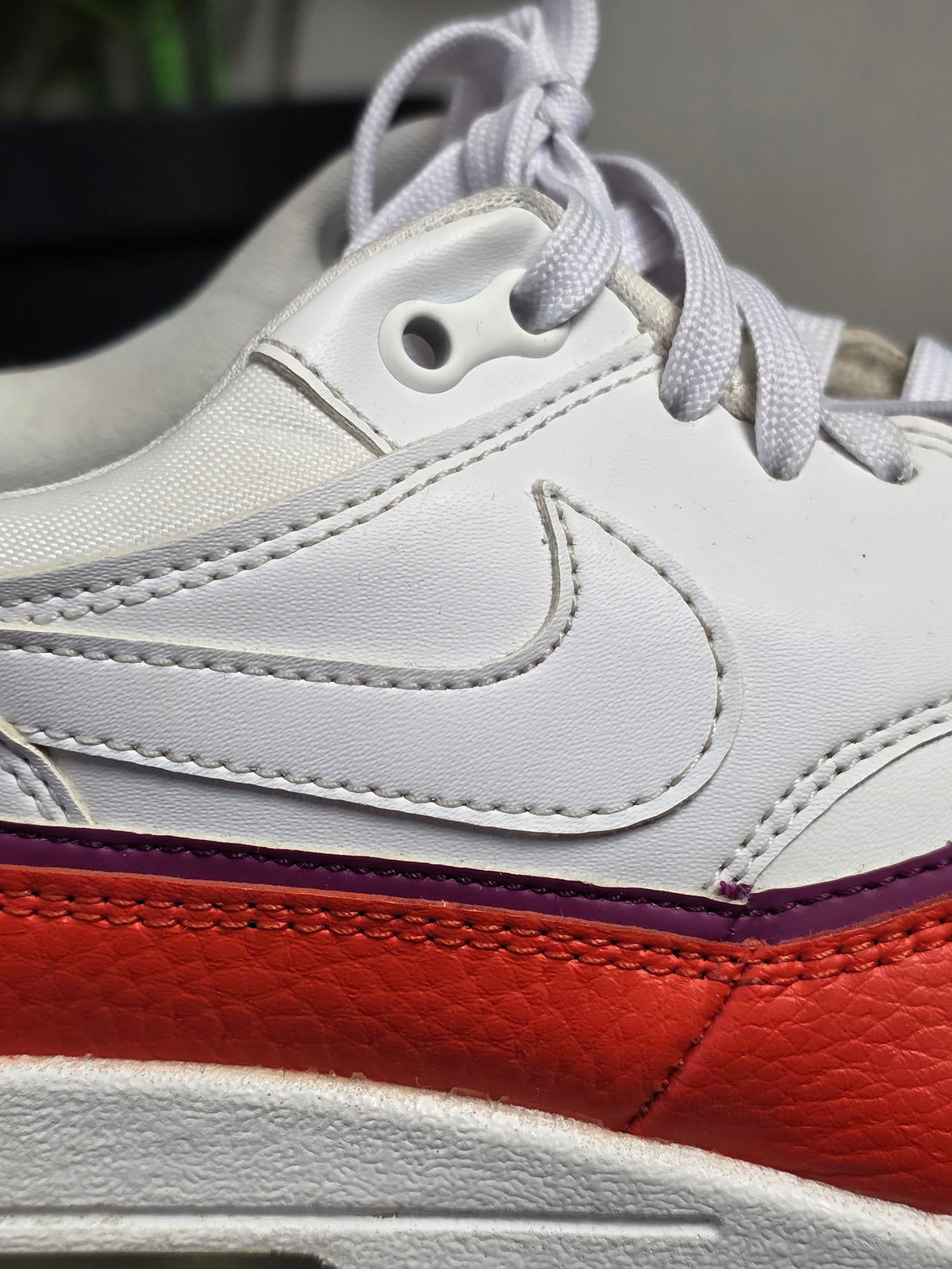 Nike Air Max 1 Liner White Red | maat 38