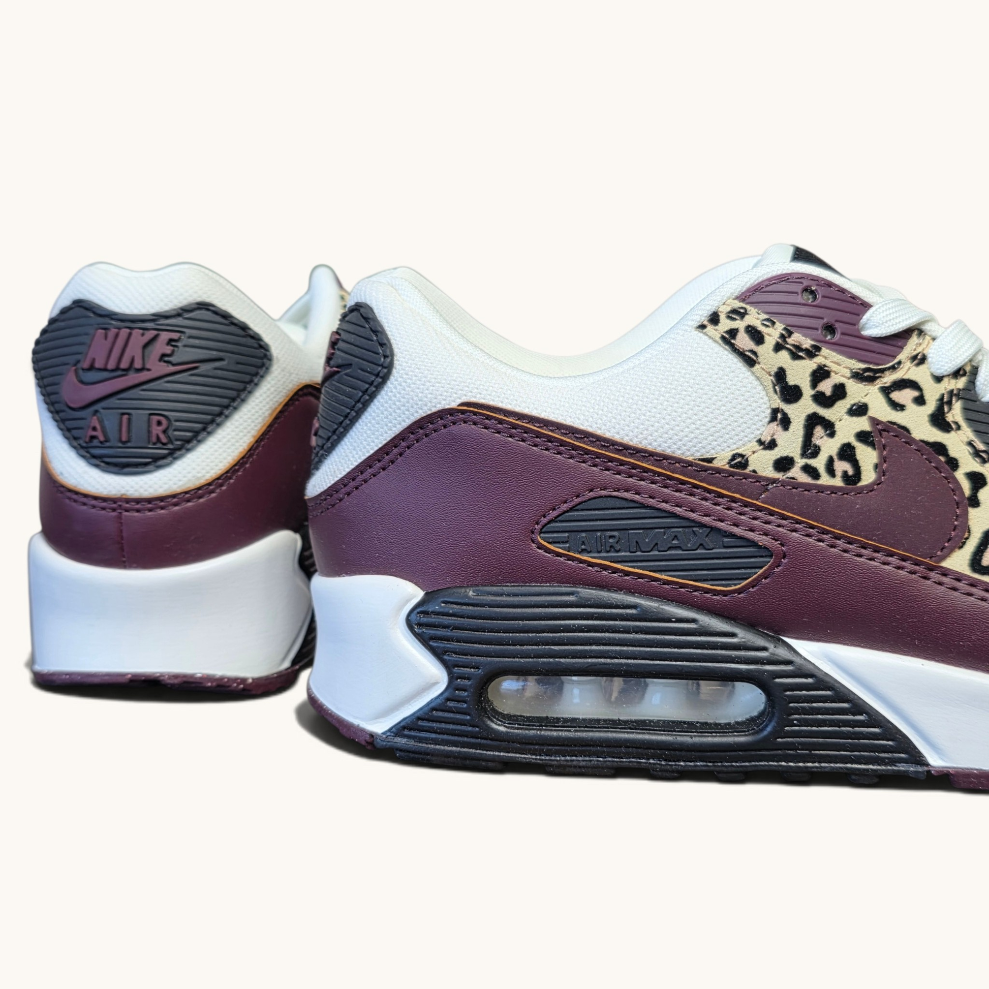 Nike Air Max 90 "Deep Burgundy Leopard"