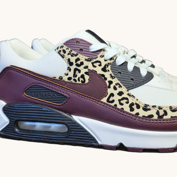 Nike Air Max 90 "Deep Burgundy Leopard"
