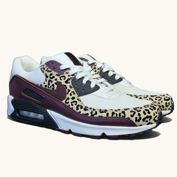 Nike Air Max 90 "Deep Burgundy Leopard"