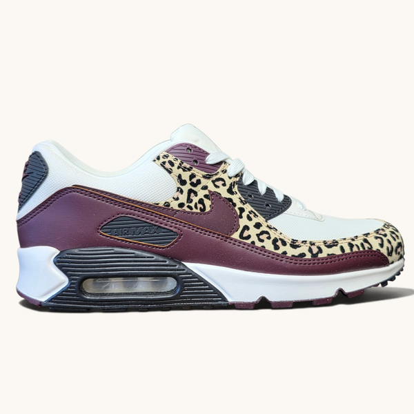 Nike Air Max 90 "Deep Burgundy Leopard"