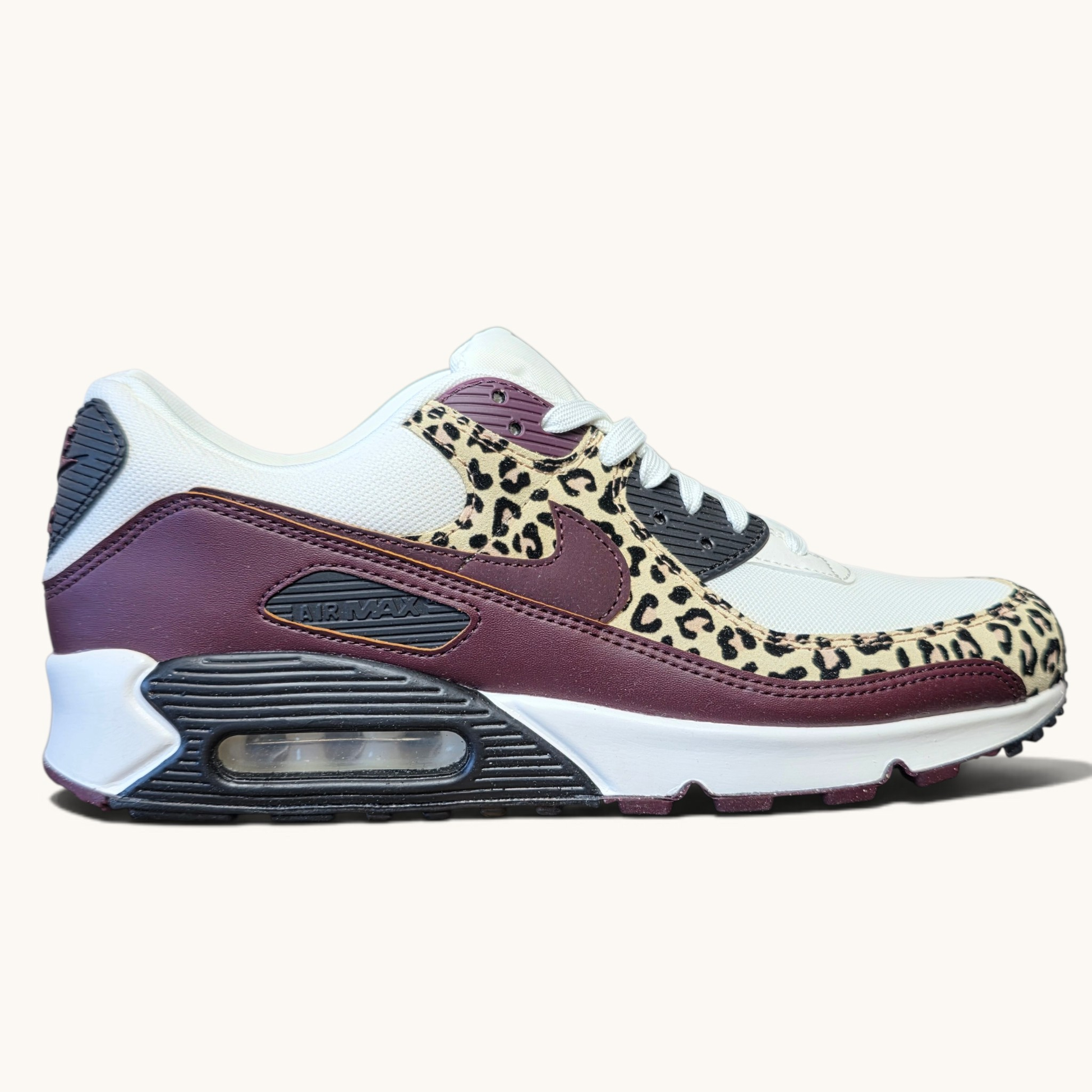Nike Air Max 90 "Deep Burgundy Leopard"